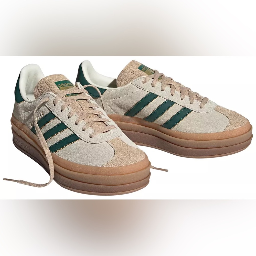 Adidas Gazelle Bold Cream/Green